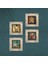 Van Gogh, Gustav Klimt, Claude Monet, Fenerler Tablosu Taş Duvar Tablosu Çerçeveli Duvar Dekoru 4 Parça Tablo Seti Wall Art T4-19 4