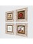 Vav, Elif, Bereket Duası, Semazen Taş Duvar Tablosu Çerçeveli Duvar Dekoru 4 Parça Tablo Seti Wall Art T4-10 2