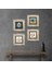 İslami Taş Duvar Tablosu Çerçeveli Duvar Dekoru 4 Parça Tablo Seti Wall Art T4-28 1