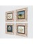 İslami Taş Duvar Tablosu Çerçeveli Duvar Dekoru 4 Parça Tablo Seti Wall Art T4-28 2