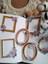 Çiçek Desenli Gold Vintage Çerçeve Seti Ajanda Planlayıcı Bullet Journal Scrapbooking Için Uygundur 4