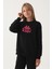 Kız Çocuk Siyah Sweatshirt 1