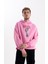 Unisex Oversize Paranoai Baskı Kapşonlu Sweatshirt 2