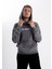Unisex Oversize Metalica Baskı Kapşonlu Sweatshirt 1