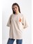 Unisex Oversize Cactus Jack Baskı Tshirt 2