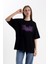 Unisex Oversize Mor Yosun Electrot Tshirt 1