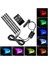 2 Adet LED Rgb Araba Iç Dekorasyon Şerit Işık Ses Kontrolü (Yurt Dışından) 4