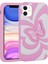 iPhone 11 Kılıf Sıvılı Simli Kelebekli Tasarım Vodena Kapak 1