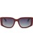 Ds 2309 C 3 Dikdörtgen Bordo Kadın Güneş Gözlüğü 2