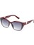Ds 2307 C 4 Kelebek Bordo Kadın Güneş Gözlüğü 1