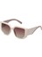 Ds 2298 C 4 Geometrik Krem - Açık Kahve Kadın Güneş Gözlüğü 1