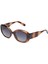 Ds 2297 C 2 Oval Havana Kahve Kadın Güneş Gözlüğü 1