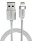 1m Lightning To Usb-A Örgülü Şarj Kablosu - Beyaz 2