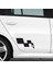 Seat Uyumlu Sol Sağ Yan Kapı Etiketi - Marka Yazılı Sticker Etiket Seti - 2li 1