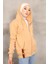 Bisküvi Kapüşonlu Üç İplik Şardonlu Sweatshirt 5