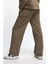 Haki Kadın Bol Paça Eşofman Altı Wide Leg Pantolon - Genas 3