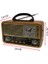 Vintage Saatli Fm Radyo Bluetooth Müzik Çalar Radyo Eskitme Nostalji Radyo Mp3 Çalar RT-781 2
