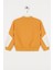 Erkek Çocuk Hardal Renkli Cepli Kolları Yamalı Sweatshirt 2