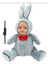Berattoys 45 cm Peluş Bebek Gerçek Yüzlü Tavşan Bebek Peluş Tavşan Peluş Oyuncak Uyku Arkadaşı 1
