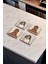 Woman Face Art Doğal Taş Traverten Bardak Altlığı 4 Lü Set 1