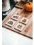 Gnomes Cüceler Pumpkin Temalı Doğal Taş Traverten Bardak Altlığı 4 Lü Set 1