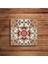Mandala Motif Temalı Doğal Taş Traverten Bardak Altlığı 4 Lü Set 3