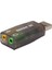 5+1 Harici USB Ses Kartı Mikrofon Hoparlör Birlikte 3.5mm 1