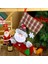 3 Adet Noel Hediye Keseleri-Yaşlı Adamın Noel Çorapları + Kardan Adamın Noel Çorapları + Geyiklerin Noel Çorapları (Yurt Dışından) 5