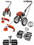 7.9 Hp Benzinli Tekerlekli Çim Ot Çalı Biçme Makinası Tırpan Çapalama Aparatı Profesyonel Dynamic 1
