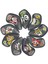 9x Kulüp Golf Sopası Kılıfı Golf Takozları Headcovers Erkekler Hediye Pu Golf Demir Headcovers Siyah (Yurt Dışından) 1