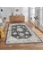 Dekoratif Özel Tasarım Yıkanabilir,ince, Kaymaz Tabanlı, Modern Halı 3