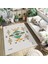 Dekoratif Özel Tasarım Yıkanabilir,ince, Kaymaz Tabanlı, Modern Halı 1