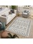 Dekoratif Özel Tasarım Yıkanabilir,ince, Kaymaz Tabanlı, Modern Halı 3