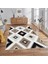 Dekoratif Özel Tasarım Yıkanabilir,ince, Kaymaz Tabanlı, Modern Halı 3