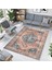 Dekoratif Özel Tasarım Yıkanabilir,ince, Kaymaz Tabanlı Modern Vintage Halı 3
