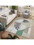 Dekoratif Özel Tasarım Yıkanabilir,ince, Kaymaz Tabanlı, Modern Halı 3