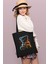 Neon Teddy Bear Baskılı Tote Bag Gabardin Çanta 1