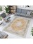 Dekoratif Özel Tasarım Yıkanabilir,ince, Kaymaz Tabanlı Modern Vintage Halı 3
