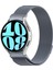 Galaxy Watch 6 Classic 43 / 47 mm Tam Uyumlu Mıknatıslı Hasır Metal Örgü Kordon Kayış Orijinal Pim 3