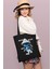 Smurf Cat We Live We Love We Lie Baskılı Tote Bag Gabardin Çanta 1