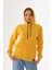 Kapüşonlu 3 Iplik Şardonlu Kanguru Cepli Bayan Sweatshirt 4