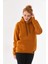 Kapüşonlu 3 Iplik Şardonlu Kanguru Cepli Bayan Sweatshirt 2