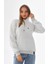Kapüşonlu 3 Iplik Şardonlu Kanguru Cepli Bayan Sweatshirt 4