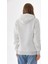 Kapüşonlu 3 Iplik Şardonlu Kanguru Cepli Bayan Sweatshirt 5