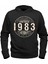 Vintage One Of A Kind 1983 Siyah Sweatshirt 1