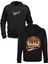 Vintage Living Legend 1975 Siyah Ön Arka Baskılı Sweatshirt 1