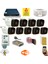 9 Kamerali Set - Hareket Algilayan Gece Görüşlü 36 Ir LED 5mp Sony Lensli 1080P Full Hd Metal Kasa Güvenlik Kamerasi Seti 5236 1