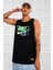 Sportswear Cotton Festival Tank Black Pamuklu Günlük Stil Atlet Siyah 1