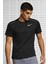 Miler Dri Fit Running Tee Black Reflektörlü Koşu Antrenman Tişörtü Siyah 1
