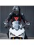 Super Speed 4 Black Matt Fluo Red Deri Ceket 3